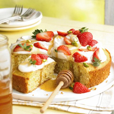 Strawberry   Honey Cake