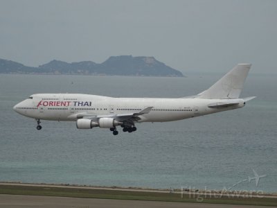 Orient Thai Airlines Boeing 747-400 Tailandia