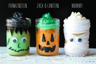 Halloween Cake Jar