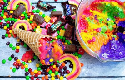 Rainbow Ice Cream