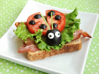 Ladybug Sandwich