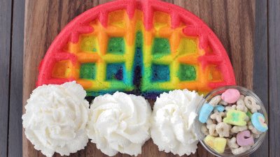 Rainbow Waffle