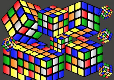 Rubik 's cube jigsaw puzzle
