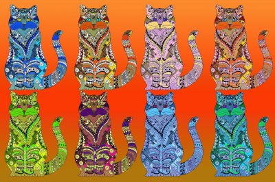 Colour cats