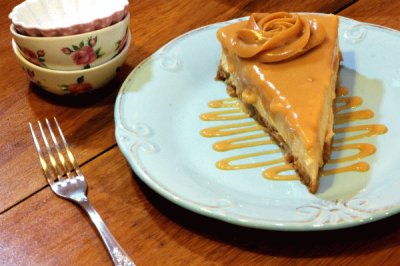 Caramel cheesecake