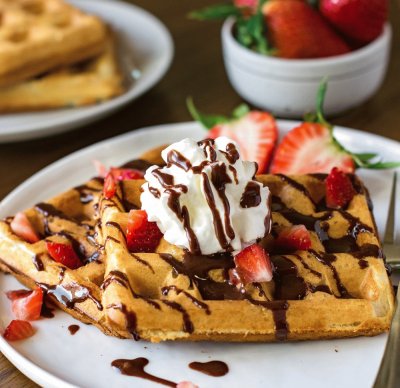 Waffle   Ice Cream Strawberry