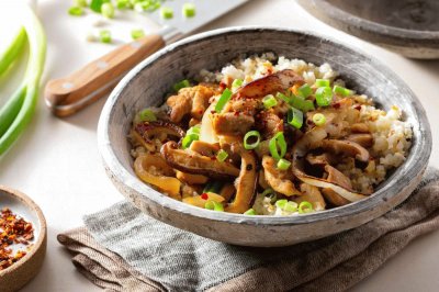 Mushroom Yakimeshi