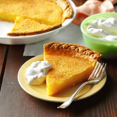 Sour Cream Orange Pie