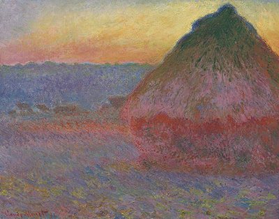 Monet Grainstack in the Sunlight