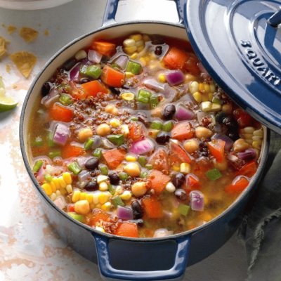 Chickpea Tortilla Soup