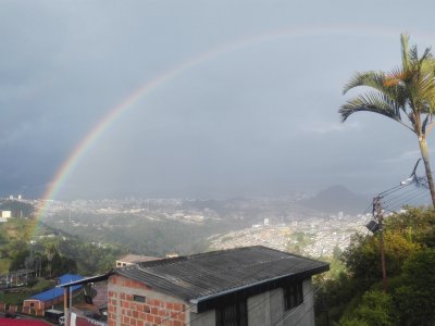 arco iris desde casa