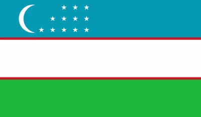 Uzbekistan Flag