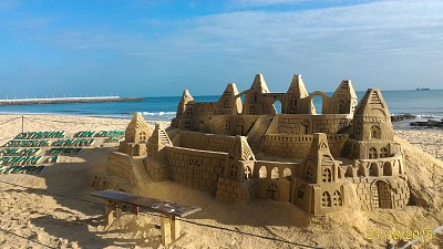 Castelo de Areia na Orla de Fortaleza - CE