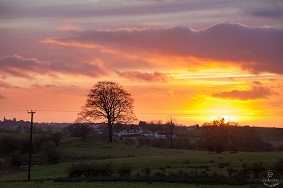 sunset Kirkintilloch