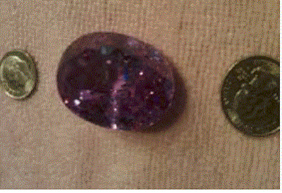 Purple Gem with 2 Coins