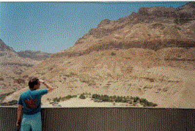 The view of Israel Hills near the Engedi