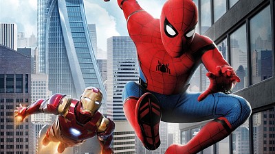 Homem aranha e homem de ferro