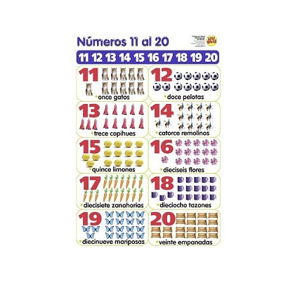 numeros del 11 al 20 jigsaw puzzle