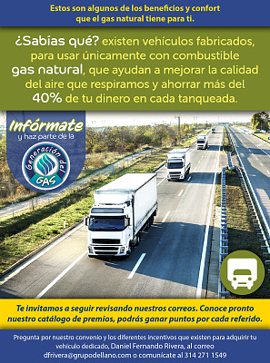 VehÃ­culos dedicados a gas natural