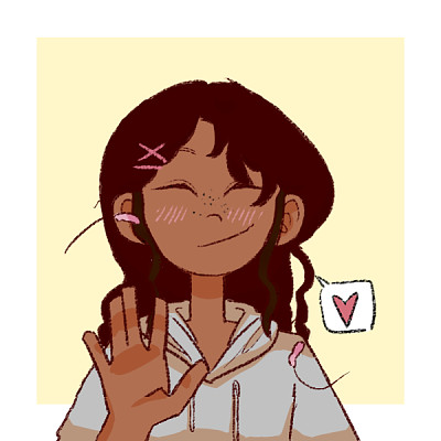 Feita no picrew.com e inspirado pela minha amiga