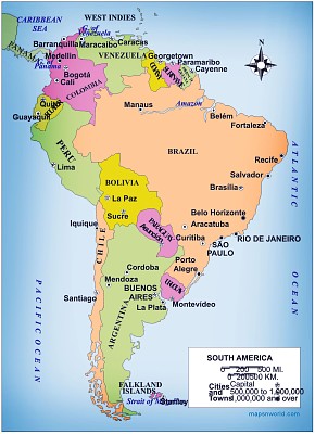 פאזל של South America