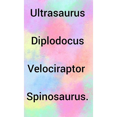 encuentra el nombre de los dinosaurios