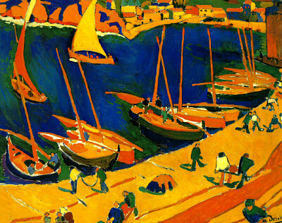 Derain port bleu marine