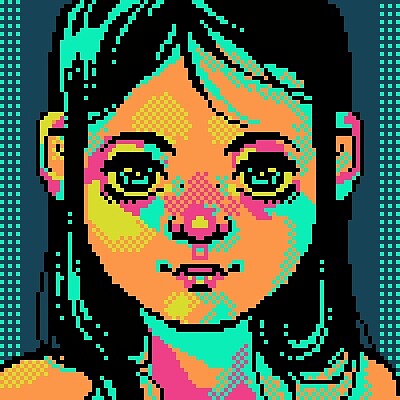 desenho de pixel estilo pop art