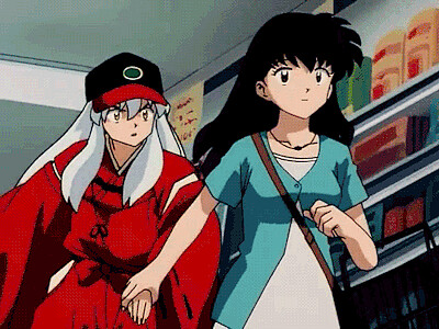 inuyasha va de compras con kagome