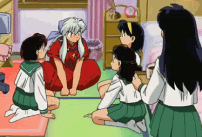 las amigas de kagome conocen a inuyasha