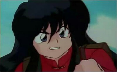 ranma con el cabello suelto ranma 1/2