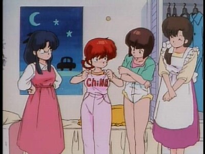 a ranma no le queda la ropa de akane ranma 1/2