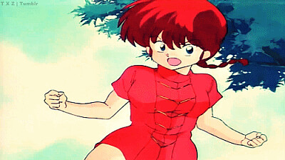 ranma planea darle una patada a kuno ranma 1/2