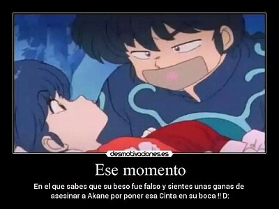 akane engaÃ±a a ranma con un beso ranma 1/2