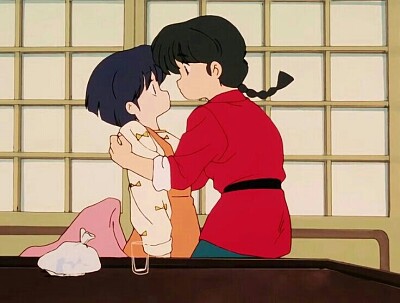 ranma casi abraza a akane por un hechizo ranma 1/2