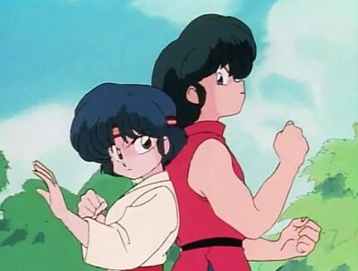 ranma y akane pelean juntos ranma 1/2