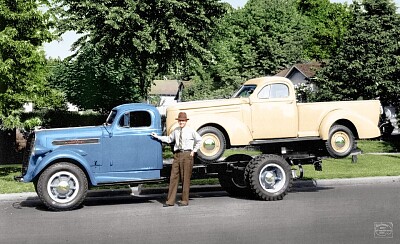 1937 Studebaker J series trucks