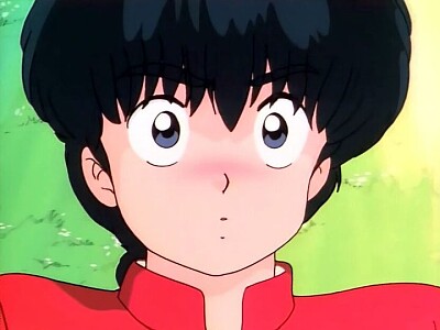 ranma se sonroja al ver akane sonriendo ranma 1/2