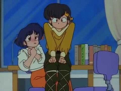 ryoga se comporta como si fuera p-chan ranma 1/2