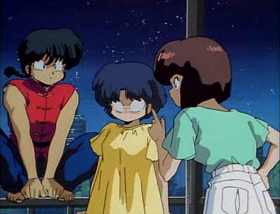 nabiki se rie de akane enfrente de ranma ranma 1/2