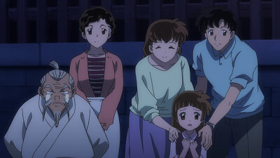 la familia hirugashi se despide hanyo no yashahime