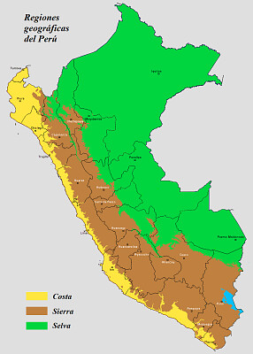 REGIONES DEL PERÃš