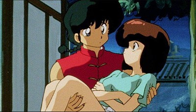 ranma carga a nabiki ranma 1/2