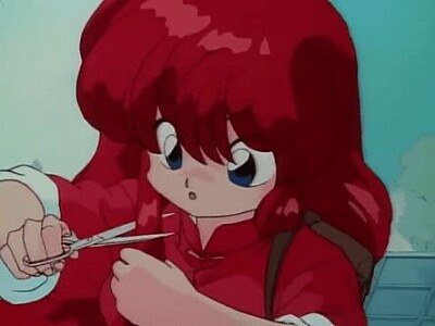 ranma se corta el cabello ranma 1/2