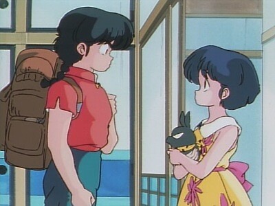 ranma se prepara para viajar por akane ranma 1/2