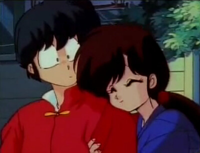 ukyo abraza a ranma del brazo ranma 1/2