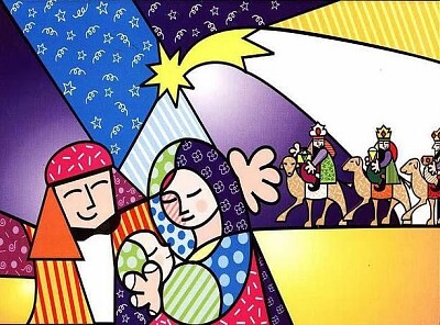 Nascimento de Jesus - Romero Britto