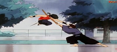 ranma y kuno se contratacan ranma 1/2