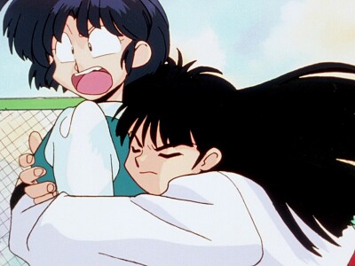 mouse abraza a akane ranma 1/2