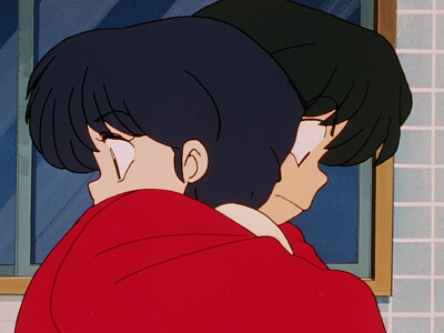 ranma abraza a akane ranma 1/2